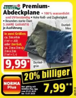 Norma Premium-Abdeckplane Angebot