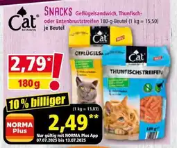 Norma SNACKS Geflügelsandwich, Thunfisch- oder Entenbruststreifen Angebot