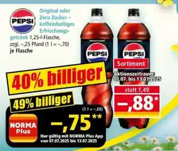 Norma Pepsi Angebot