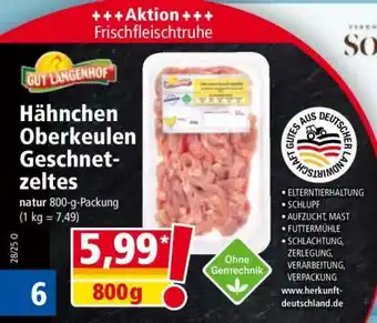 Norma Hähnchen Oberkeulen Geschnetzeltes Angebot