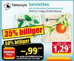 Norma Servietten Angebot