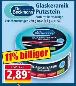 Norma Dr. Beckmann Glaskeramik Putzstein Angebot