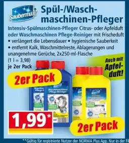 Norma Spül-/Waschmaschinen-Pfleger Angebot