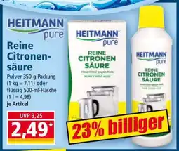 Norma Reine Citronensäure Angebot