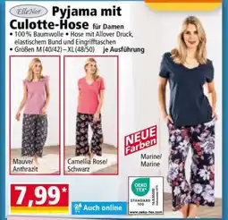 Norma Pyjama mit Culotte-Hose Angebot