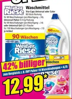 Norma Weißer Riese Waschmittel Angebot