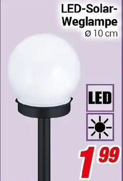 CENTERSHOP LED-Solar- Weglampe Angebot