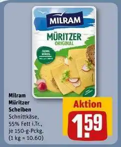 REWE Milram Müritzer Scheiben Angebot