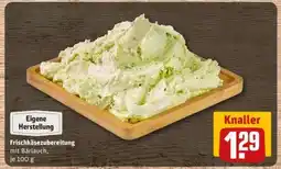 REWE Frischkäsezubereitung mit Bärlauch Angebot