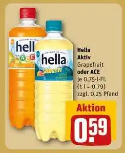 REWE Hella Aktiv Grapefruit oder ACE Angebot