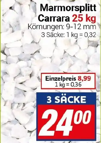 CENTERSHOP Marmorsplitt Carrara Angebot