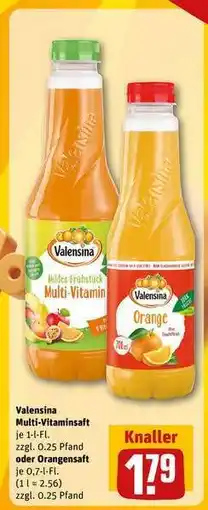 REWE Valensina Multi-Vitaminsaft Angebot