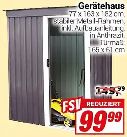 CENTERSHOP Gerätehaus Angebot