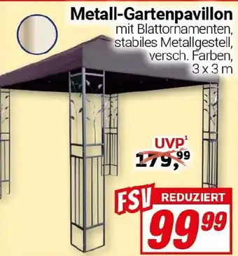 CENTERSHOP Metall-Gartenpavillon Angebot