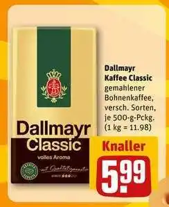 REWE Dallmayr Kaffee Classic Angebot