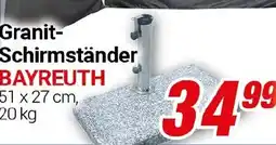 CENTERSHOP Granit- Schirmständer BAYREUTH Angebot
