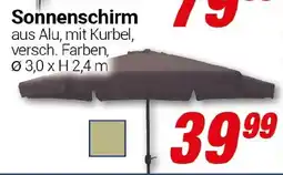CENTERSHOP Sonnenschirm Angebot