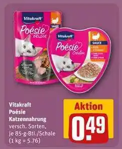 REWE Vitakraft Poésie Katzennahrung Angebot