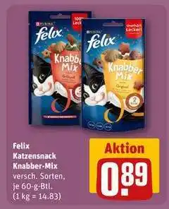 REWE Felix Katzensnack Knabber-Mix Angebot