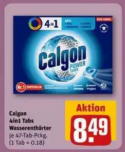 REWE Calgon 4in1 Tabs Wasserenthärter Angebot