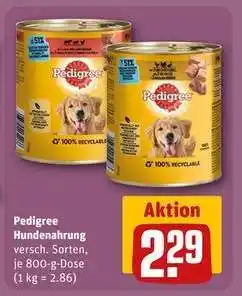 REWE PEDIGREE Hundenahrung Angebot
