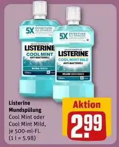 REWE LISTERINE Mundspülung Angebot