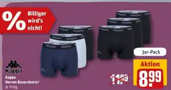 REWE Kappa Herren Boxershorts³ je Peckg Angebot