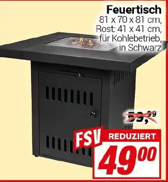 CENTERSHOP Feuertisch Angebot