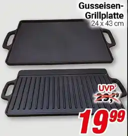 CENTERSHOP Gusseisen- Grillplatte Angebot