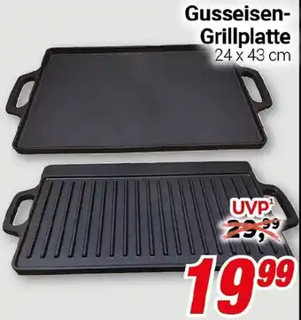 CENTERSHOP Gusseisen- Grillplatte Angebot