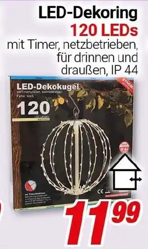 CENTERSHOP LED-Dekoring 120 LEDs Angebot
