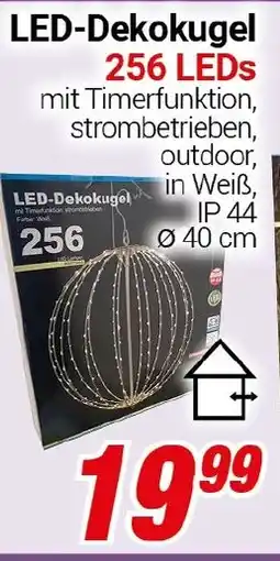 CENTERSHOP LED-Dekokugel 256 LEDs Angebot