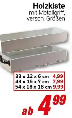CENTERSHOP Holzkiste Angebot