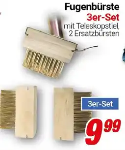 CENTERSHOP Fugenbürste 3er-Set Angebot