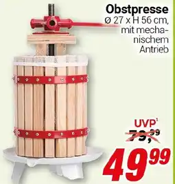 CENTERSHOP Obstpresse Angebot
