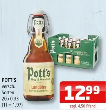 Getränke Oase Pott's Angebot