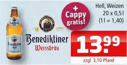 Getränke Oase Benediktiner hell, weizen Angebot