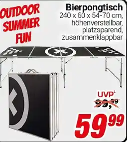 CENTERSHOP Bierpongtisch Angebot