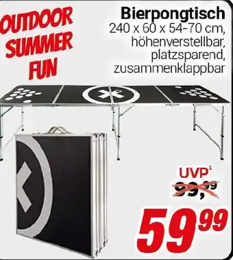 CENTERSHOP Bierpongtisch Angebot