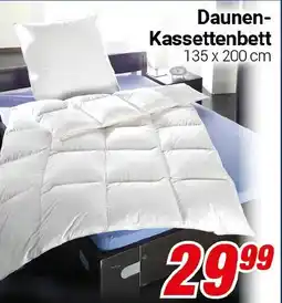 CENTERSHOP Daunen- Kassettenbett Angebot