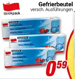 CENTERSHOP quickpack Gefrierbeute Angebot