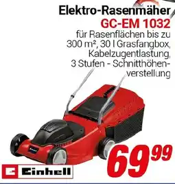 CENTERSHOP Einhell Elektro-Rasenmäher GC-EM 1032 Angebot