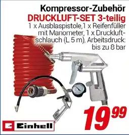 CENTERSHOP Einhell Kompressor-Zubehör DRUCKLUFT-SET 3-teilig Angebot