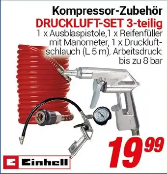 CENTERSHOP Einhell Kompressor-Zubehör DRUCKLUFT-SET 3-teilig Angebot