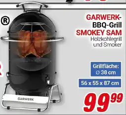 CENTERSHOP GARWERK- BBQ-Grill SMOKEY SAM Holzkohlegrill Angebot
