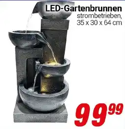 CENTERSHOP LED-Gartenbrunnen Angebot