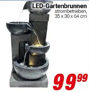 CENTERSHOP LED-Gartenbrunnen Angebot