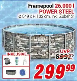 CENTERSHOP Framepool 26.000 I POWER STEEL Angebot