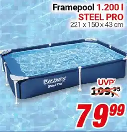 CENTERSHOP Framepool 1.200 l STEEL PRO Angebot