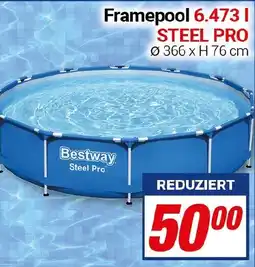CENTERSHOP Framepool 6.473 l Bestway STEEL PRO Angebot